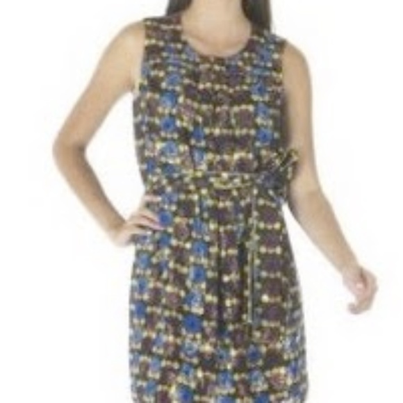 ANNA SUI FOR TARGET METALLIC SHIFT DRESS SMALL - Picture 4 of 6